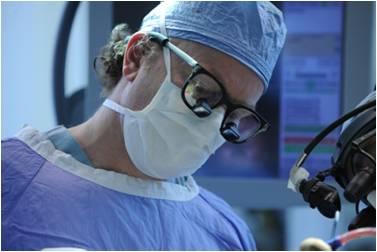 surgeon performing surgery